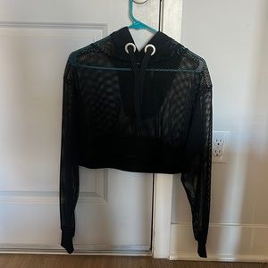 LF mesh crop jacket size small